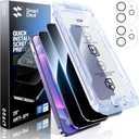 SMARTDEVIL 2+2Pack Privacy Screen Protector for iPhone 12 with Camera Lens Protector,Shatterproof Tempered Glass [True 28Anti Spy] [9H Hardness] [Automatic Dust-Elimination Install] [Bubble Free]