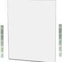 Marketing Holders  Wall Sign Holder with Double Sided Tape for Holiday and Seasonal Signs for Events and Parties Clear Acrylic Sleeve