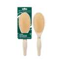 EcoTools Shine Activating Detangler Hairbrush, Brush For Wet Or Dry Hair, Gently Detangle & Style Hair, Heat Safe Paddle Brush, Flexible Bristles, Renewable Bamboo, Vegan & Cruelty-Free, 1 Count