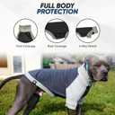Tooth & Honey Dog Shirt for Large Dogs Breathable Cotton & Spandex Pullover with Full Underbelly Coverage for Allergy Relief & Sun Protection (Large, Grey Dog Shirt)