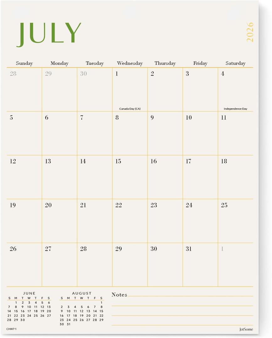 Jotsome Large Wall Calendar 2026-2027, Large Monthly Wall Calendar From Now to Jun 2027 17 x 22 inch in Home and Office for Easy Organizing