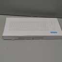 Wireless Keyboard and Mouse Combo, Full-Sized Wireless Keyboard and Adjustable DPI Mouse, 2.4GHz USB Receiver, Keyboard and Mouse for PC, Windows, Desktop, Laptop (Latte Color)