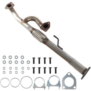 Direct-Fit Front Flex Y Pipe Compatible for 2005-2008 Honda Pilot, Honda Ridgeline 2006-2008, Acura MDX 2003-2005, 3.5L Non Turbo, 303138 53599 750-123 2100-97914 93126