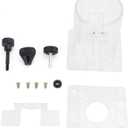 Kadimendium Woodworking Trimmer Base Plastic Router Transparent Base Power Tool Trimming Machine Protective Accessory(Thickened)