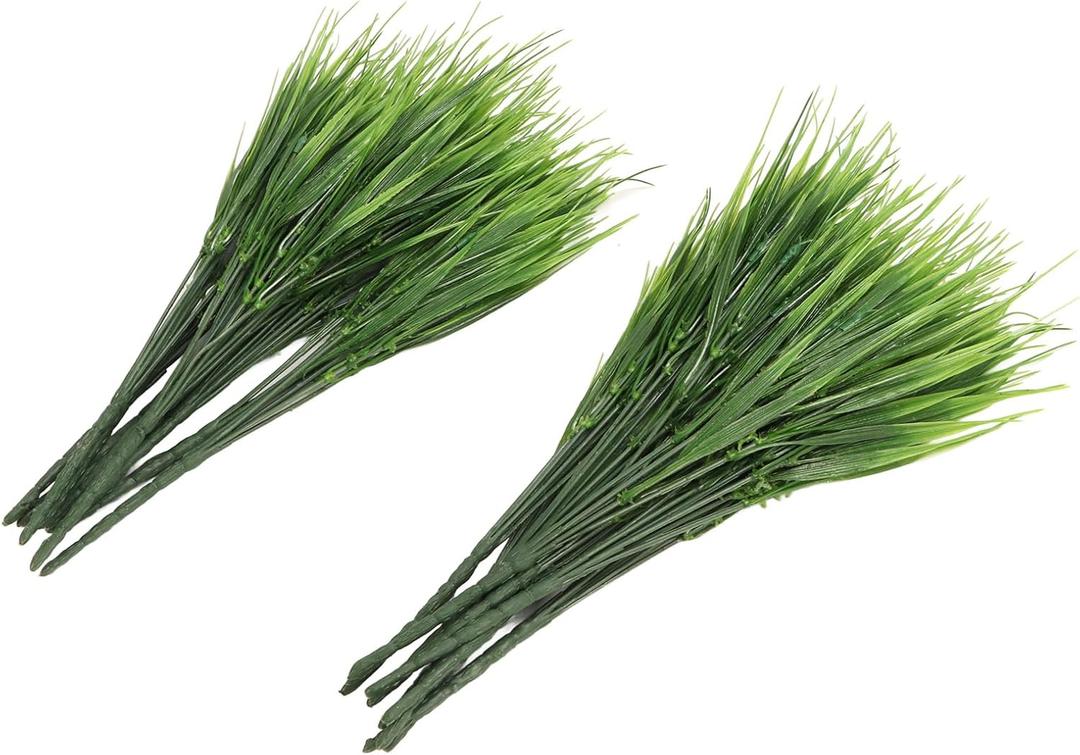Aramox Indoor Artificial Plants Outdoor Faux Plants, Faux Greens for Christmas Wall Decoration Home Kitchen