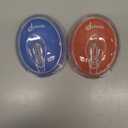 Dylonic Exfoliating Body Scrub Razor Bump Brush, Ingrown Hairs Solution Pads - After Waxing Skin Care Exfoliator for Body Shaving Irritation, Strawberry Legs, Armpit, Bikini Body Exfoliator Scrubber (2 Packs, Orange & Blue)