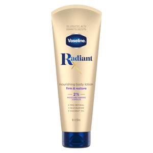 Vaseline Radiant X Firm & Restore with Pro-Retinol, Niacinamide & Coconut Oil, Nourishing Body Lotion 8 oz (8 Fl Oz (Pack of 1))