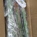 Artificial Palm Tree 6ft Tall Fake Palm Tree Indoor Decor with 18 Trunks and Real Bark Design Faux Tropical Areca Palm Silk Floor Plant in Pot for Home Office Living Room Bedroom Decor 2pcs