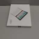 kenke for iPad 11/10th Gen Case with Keyboard 11/10.9 inch 2025 A16/2022, Detachable Wireless Bluetooth Keyboard Case Thin & Light with Built-in Left Side Pencil Holder, White Square Keycaps (Gray)