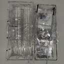 Over the Door Hanging Shower Caddy: Rustproof Hanging Organizer over the Door - No Drilling Bathroom Rack for Inside Shower Chrome