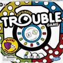Hasbro Gaming Trouble Board Game, Includes Bonus Power Die and Shield, Family Game for 2-4 Players, Ages 5 and Up 