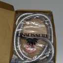 Shower Hose, 79 Inches Extra Long Stainless Steel Handheld Shower Head Hose with Brass Insert and Nut - Durable and Flexible(Chrome)