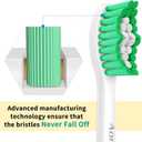 Aoremon Replacement Toothbrush Heads for Philips Sonicare E-Series Essence HX7022/66 and other Screw-on Electric Toothbrush Model, 6 Pack