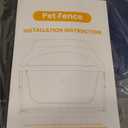 42x42 Inches Puppy Playpen with Cover&Dog Pads, Dog Playpen for Puppies or Small Dogs, Pet Playpen for Indoor & Outdoor, Sturdy Safety Dog Pen with Thickened Fabric (Blue)