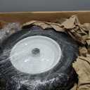 4.80/4.00-8" Wheelbarrow Tubed Tires and Wheels, 16" Universal Fit Pneumatic Tires with 3/4" or 5/8" Bearing, 3"-7" Hub, Adapter Kit Hand Truck Wheels Replacement for Garden Trailer, Wagons, 2 PCS