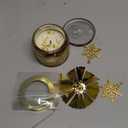 Valentines Day Candle Gifts for Her, Birthday Gifts for Women Mom Daughter Sister Wife, Unique Gift for Friend Women, Rotatable Scented Candles Gift for Christmas Anniversary (Snowflake)