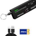 Diamond Tester Pen, Professional Jewelry Diamond Tester with 60X Jewelry Loupe Magnifier, Diamond Selector for Novice and Expert (Non-Rechargeable)