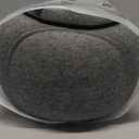 Advanced Memory Foam Neck Travel Pillow, Neck Pillow Airplane with Eye Mask & Ear Plugs, Designed for The Comfort of Travel & Office, Travel Pillow for Plane, Car, Home, Work, Dark Grey