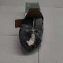 Love's cabin Round Donut Cat and Dog Cushion Bed, 20in Pet Bed for Cats or Small Dogs, Anti-Slip Water-Resistant Bottom, Super Soft Durable Fabric Pet beds, Washable Cat Dog Bed Stripe Bluish Grey (19.7"L x 19.7"W x 5.9"Th)