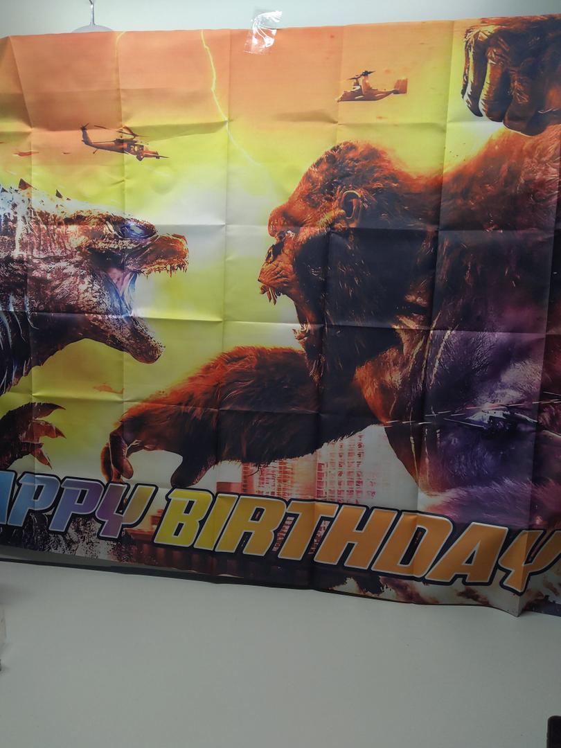 Two Three Kingdoms Godzilla Background Godzilla Vs. Monster King Kong Theme Back 56*38
