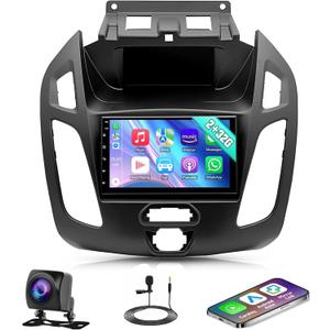 7 Inch IPS Touchscreen Car Stereo for Ford Transit Connect 2014-2018, Wireless CarPlay & Android Auto, GPS/Bluetooth/SWC/WiFi/FM/Backup Camera
