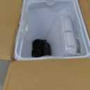 Bathroom Automatic Trash Can, 4 Gallon Touchless Motion Sensor Small Garbage Can with Lid Smart Electric Narrow Waterproof Garbage Bin for Bedroom Office Halloween Decoration, White (B-Basic Battery Supply-White)