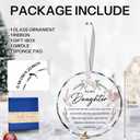 Daughter Christmas Ornament, Daughter Gifts from Mom, Birthday Gifts for Daughters, Ornaments for Christmas Tree, Daughters Home Decoration Ornaments