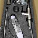 Touchless Kitchen Faucet Automatic Smart Faucet with Pull Down Sprayer Stainless Steel Brushed Nickel Single Handle Motion Sensor Activated Faucet