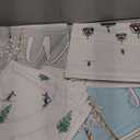 AVOIN colorlife Winter Skiers Cable Cars Snow Throw Pillow Covers, 16 x 16 Inch Warm Winter Wishes Love Lives Here Seasonal Holiday Cushion Case Decoration for Sofa Couch Set of 4