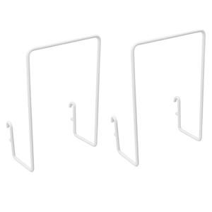 4 Pcs Stylish Plastic Storage Shelf Hooks Pegboard Stand Drawer Organizer