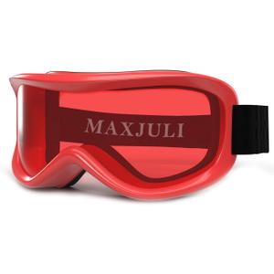 MAXJULI Kids Ski Goggles - Helmet Compatible Snow Goggles for Baby &Toddler with 100% UV Protection Age 0-4 4301