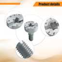 Generic Chainsaw Cover Screw Fits for Stihl Chainsaw Saw Parts, for Models MS231 MS231C MS251 MS251C MS271 MS271C MS291 MS291C, Replace 9022-319-1028, 9022 319 1028, 90223191028, 10Pcs, Silvery