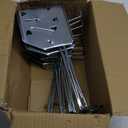 Qualirey 8 Pack Mole Gopher Trap Ground Galvanized and Oil Hardened Steel Animal Reusable Gopher Vole Traps for Outdoor Lawn Garden Yard Farm (Silver)