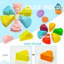 Dough Tools Play for Kids- Toy Accessories Include Stamps Cutter Scissor Roller Extruder Molds and Storage Box Party Favors Set for Age 2-8