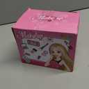 Dpai Kids Makeup Kit for Girls, Princess Real Washable Pretend Play Cosmetic Set Toys with Mirror, Birthday Gifts for 3-10+ Years Old Girls Kids (Light Purple)