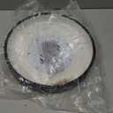 Matte Black Flush Mount Ceiling Light, 3000-5000K 13inch Modern Bedroom Lighting Fixtures Ceiling Mount, Dimmable Overhead Led Light Fixture for Hallway Bathroom Stairwell, ETL Listed