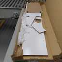 VECELO 8-Tier Tall Cactus-Shaped Tree Bookshelf, Vertical Bookcase with Waterproof Shelves & Rounded Corners, Modern Display Rack for Small Spaces in Living Room, Office, Bedroom, Ivory White