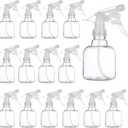 24 Pcs Refillable Spray Bottles, Small 8 oz Plastic Spray Bottles with Adjustable Nozzles for Gardening, Hair Care, Cleaning