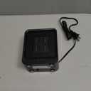 Lerat Space Heater, Portable Mini Heater for Indoor Use, 500W Fast Heating Small Desk Heater with Overheating & Tip-Over Protection, Lightweight Electric Heaters for Office, Home, Camping (Black)