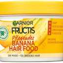 Garnier Fructis Nourishing Banana Hair Food, 3-in-1 Mask for Dry Hair, Nourishes and Gives Smoothness, 390 ml