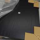 Fultyle Black Side Table, Small End Table with 2-Tier Shelf, Vintage Night Stand with Storage for Bedroom Living Room, Small Spaces (Black)