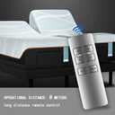 Replacement Remote Control for Beautyrest Serta Motion Essentials III/iSeries Adjustable Bed, Compatible Model JLDK.27.09.12 (3rd Gen Gray or iSeries Model)