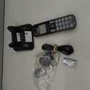 Panasonic Cordless Phone, 1.6" Backlit Display, Call Block, Speakerphone, 10 Hours Talk Time, 1 Handset - KX-TGC200B (Black)