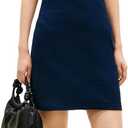Tommy Hilfiger Women's Short Sleeve Cotton V-Neck T-Shirt Dress Casual Dress Loose Fit (Blue, XS)