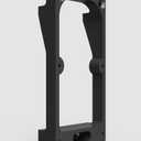 Premium Ring Battery Doorbell Mount for 4-inches Dutch Lap Vinyl siding - Compatible with Ring Battery PRO, Ring Battery Plus, Ring 3, Ring 4 - Black