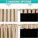 NICETOWN Bedroom Full Blackout Cold Reducing Curtain Panels, Super Thick Insulated Window Covers, Truly Blackout Draperies with Black Liner for Bathroom Window (Biscotti Beige, Set of 2, 52 by 63)