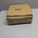 Carbon Steel Wok, 13-Inch, Pre-Seasoned, Non-Stick, with Lid and Spatula, Flat Bottom, Ideal for Stovetop Cooking