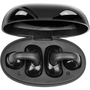 Wireless Ear Clips Earbuds Open Ear Clips Earbuds Ear Clips Headphones Bluetooth Stereo Sport Earphones with Mic Noise Canceling Lightweight Waterproof (Black)