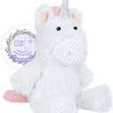 SuzziPals Coolable Warmable Unicorn Stuffed Animal, Microwavable Stuffed Animals Heating Pad for Soothing & Relaxation, Lavender Plushies for Stress Relief, Stuffed Unicorn Gifts for Girls