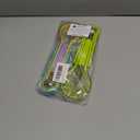 2025 Upgraded 3-in-1 Stainless Steel Fruit Carving Tool Set, Watermelon Fork Slicer Ice Cream Watermelon Spoon Cutting Knife (Blue+Green)